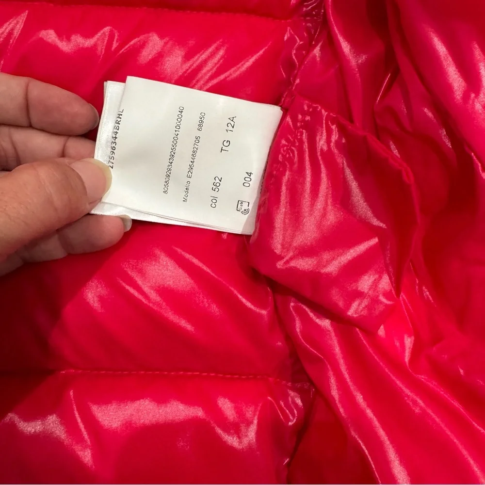 Moncler Bady Giubbotto Hot Pink Puffer Jacket Coat